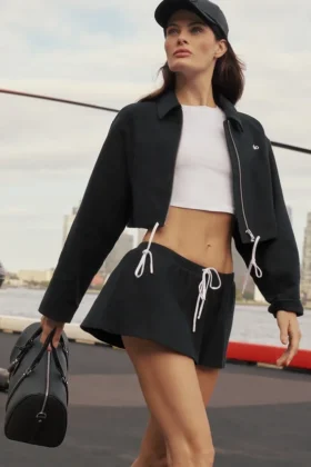 Falda de talle bajo favorita de las fans - Negro