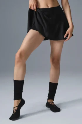 Falda de tenis Airlift Down the Line – Negro