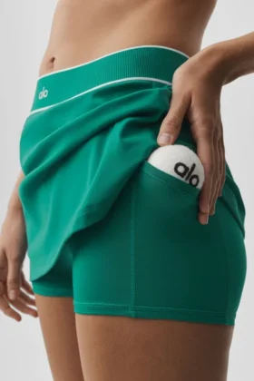 Falda de tenis Alo Softsculpt Amp It up – Emerald Isle