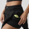 Falda de tenis Alo Softsculpt Topspin - Negro