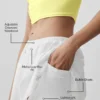 Falda de tenis Breezy - Blanca