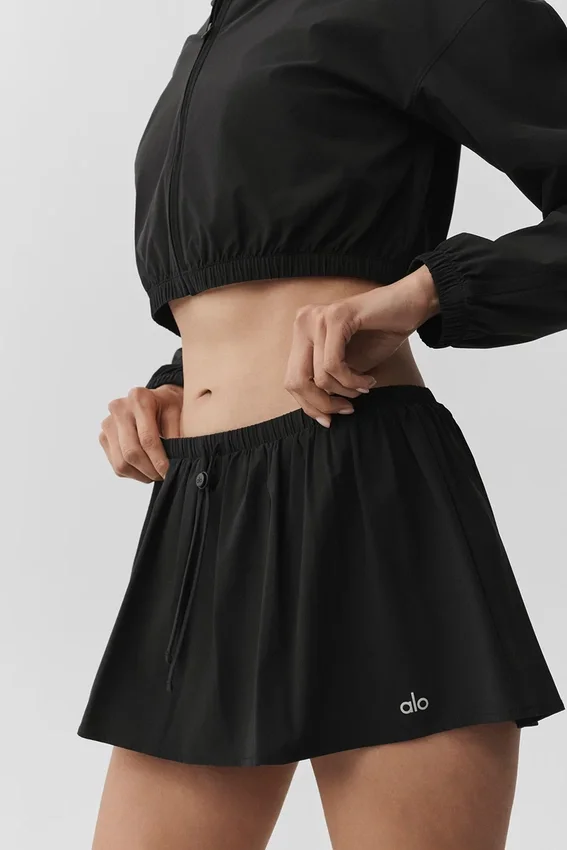 Falda de tenis Breezy - Negro