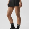 Falda de tenis de talle bajo «Amp It up» - Negro