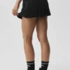 Falda de tenis de talle bajo «Amp It up» - Negro