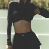 Falda de tenis «Double or Nothing» - Negra