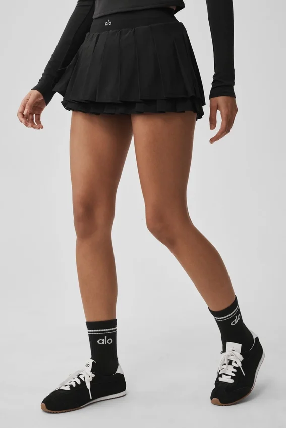 Falda de tenis «Double or Nothing» - Negra