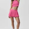 Falda de tenis Double or Nothing - Rosa paraíso