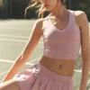Falda de tenis Double or Nothing - Rosa vintage