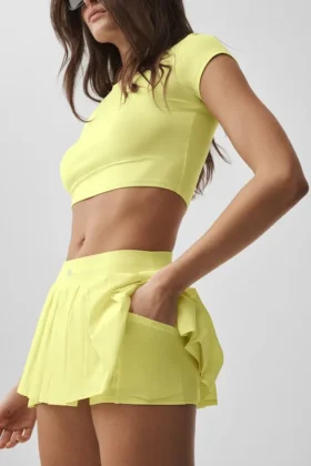 Falda de tenis Double or Nothing – Sunshine