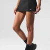 Falda de tenis «Good Form» High-Waist con efecto Airbrush - Negro