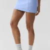 Falda de tenis High-Waist Airbrush Good Form - Azul Provenza claro