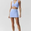 Falda de tenis High-Waist Airbrush Good Form - Azul Provenza claro
