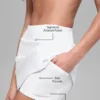 Falda de tenis High-Waist Airbrush Good Form - Blanca