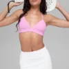 Falda de tenis High-Waist Airbrush Good Form - Blanca