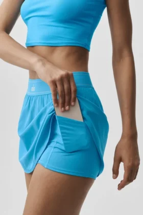 Falda de tenis Match Point – Azul celeste