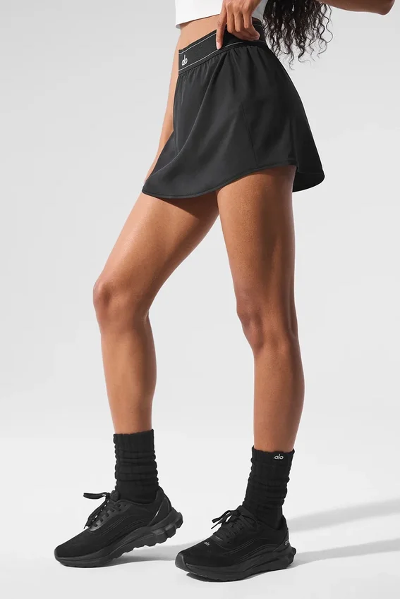 Falda de tenis Match Point - Negra