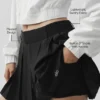 Falda de tenis Rally - Negro
