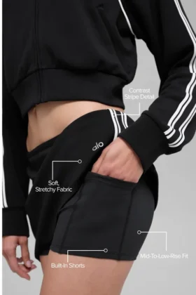 Falda Track Star – Negro