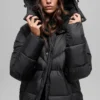 Gabardina acolchada Gold Rush - Negro