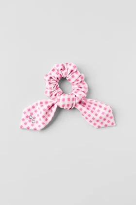 Goma para el cabello Airlift Gingham Rhythm – Cuadros rosa paraíso