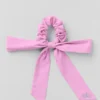 Goma para el cabello con lazo «Love Knots» - Rosa corazón de caramelo