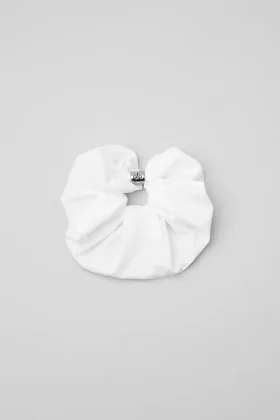 Goma para el cabello extragrande Bead It - Blanco