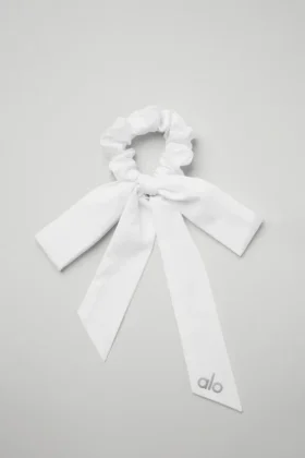 Goma para el cabello Love Knots Tie - Blanco