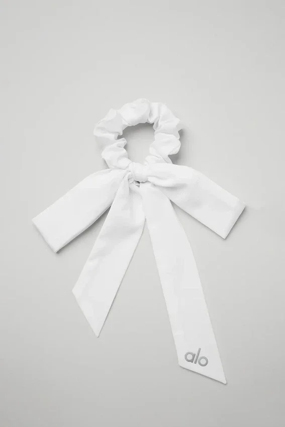 Goma para el cabello Love Knots Tie - Blanco