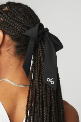 Goma para el cabello Love Knots Tie – Negro