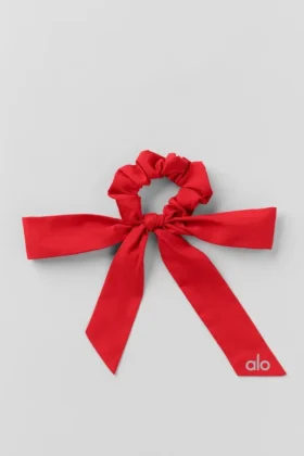 Goma para el cabello Love Knots Tie - Rojo brillante