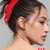 Goma para el cabello Love Knots Tie - Rojo brillante