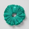 Goma para el cabello oversize con microplisado - Verde abeto