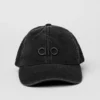 Gorra lavada Off-Duty - Negro vintage