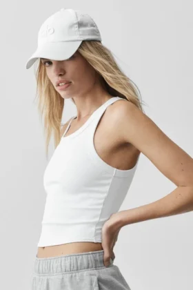 Gorra Off-Duty – Blanco brillante/Blanco