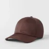 Gorra «Off-Duty» de satén - Brownstone