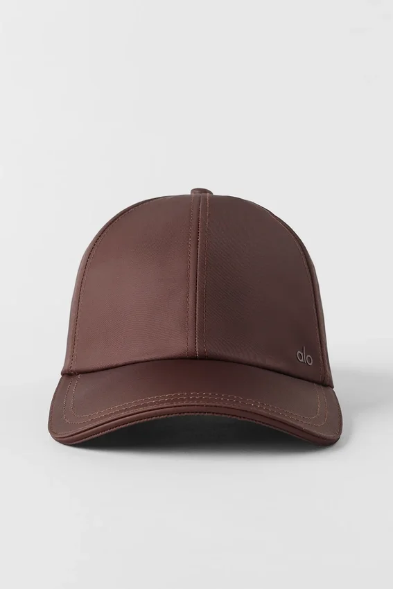 Gorra «Off-Duty» de satén - Brownstone