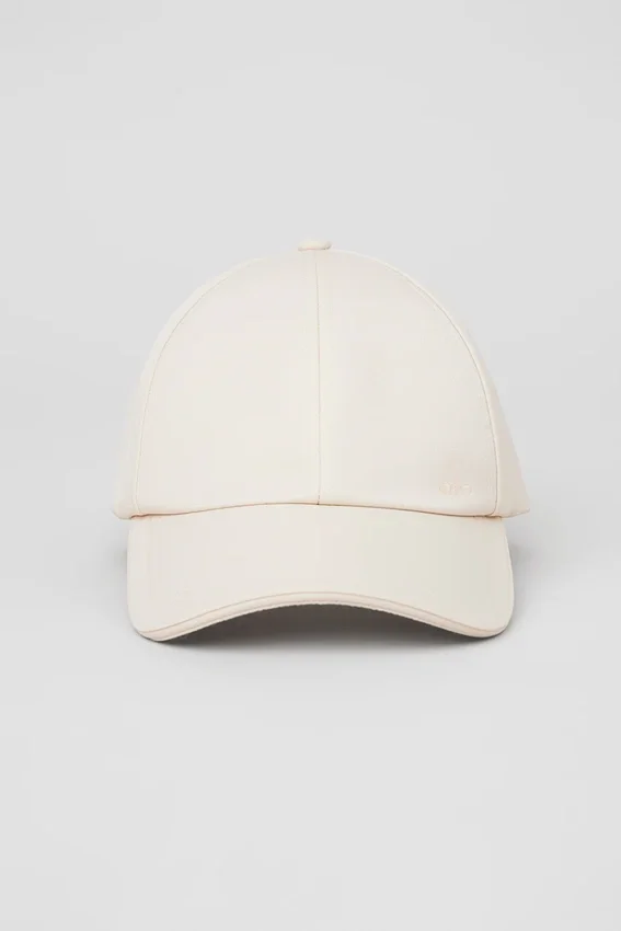 Gorra «Off-Duty» de satén - Crema