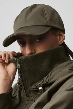 Gorra «Off-Duty» de satén – Olivo