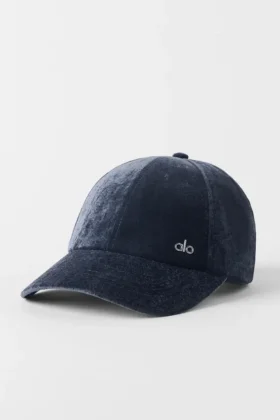 Gorra Off-Duty de terciopelo - Azul marino