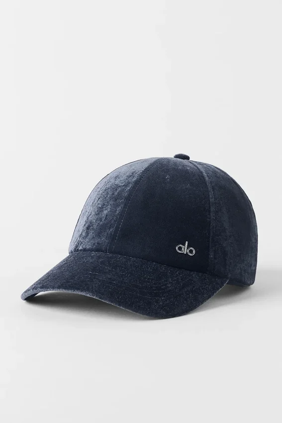 Gorra Off-Duty de terciopelo - Azul marino