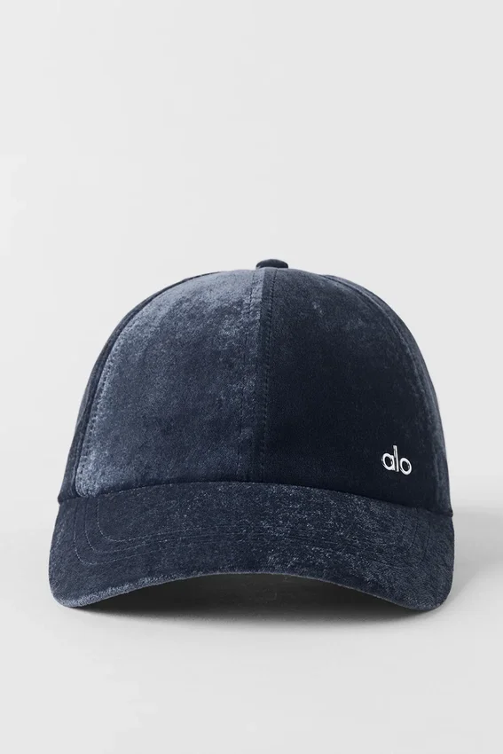 Gorra Off-Duty de terciopelo - Azul marino