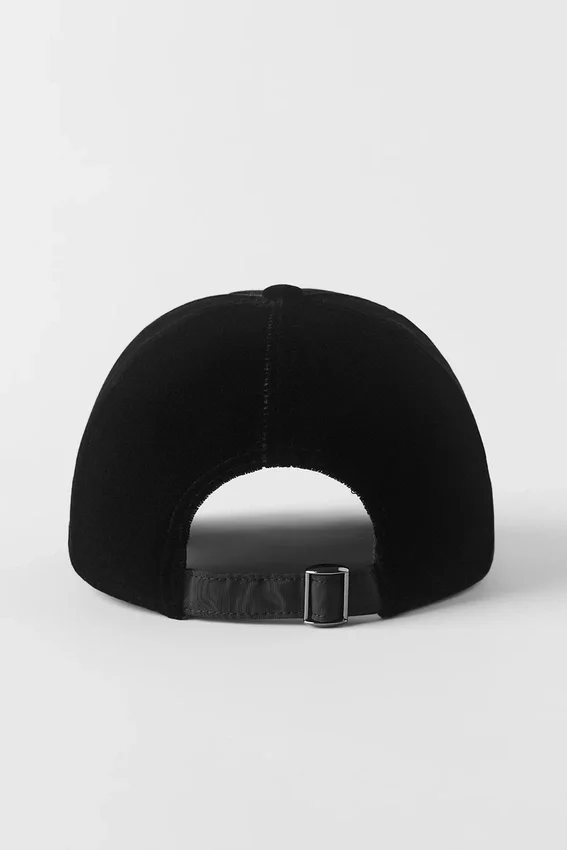 Gorra Off-Duty de terciopelo - Negro