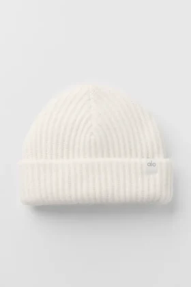 Gorro de cachemira Courchevel – Marfil