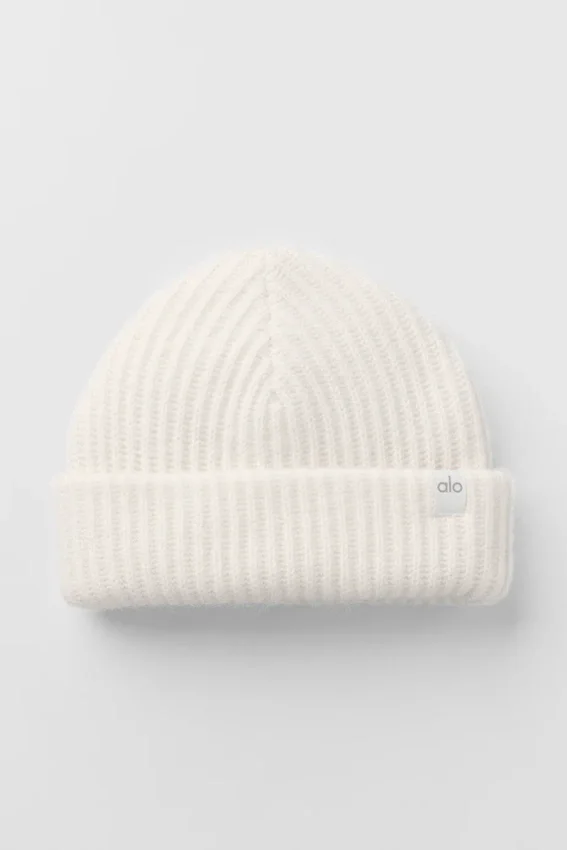 Gorro de cachemira Courchevel - Marfil