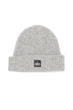 Gorro de cachemira – Gris paloma jaspeado