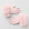 Guantes de cachemira Courchevel - Rosa escarchado