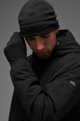 Guantes de polar de alto rendimiento – Negro/Negro