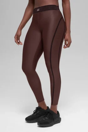 High-Waist 7/8 Airlift Legging - Brownstone