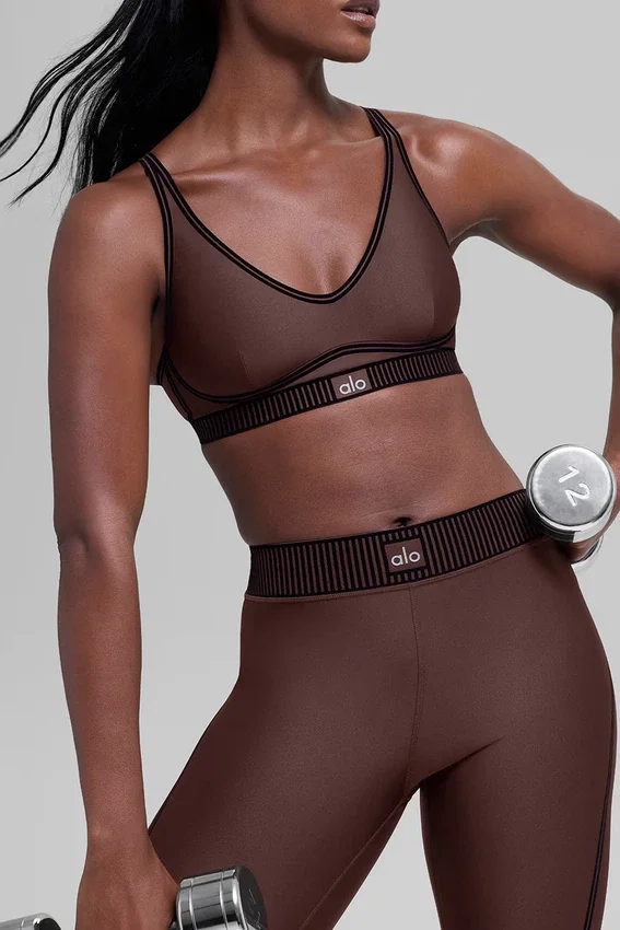 High-Waist 7/8 Airlift Legging - Brownstone