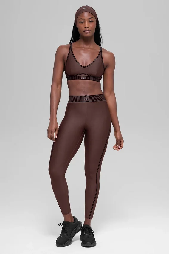 High-Waist 7/8 Airlift Legging - Brownstone